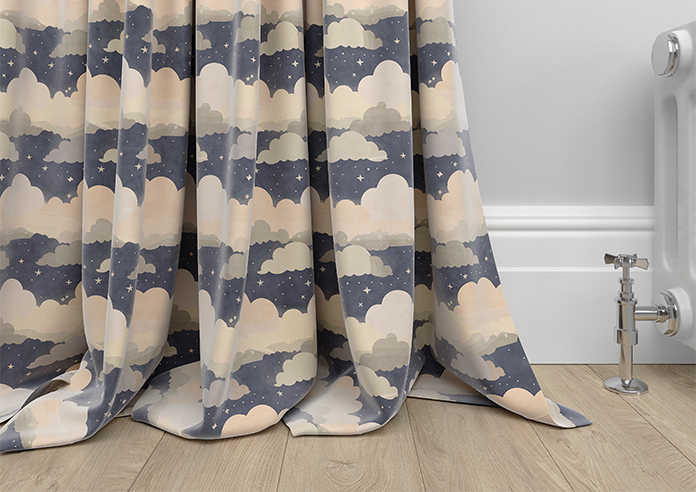 Cloudy Cosmos, Twinkle Grey - Made to Measure Curtains - Image 6